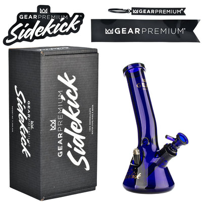 Gear Premium Sidekick Laid Back Glass Beaker Water Pipe | 12"