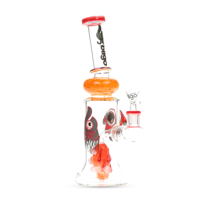 Lookah Glass 11.25" Dripping Eye Angled Water Pipe - Headshop.com