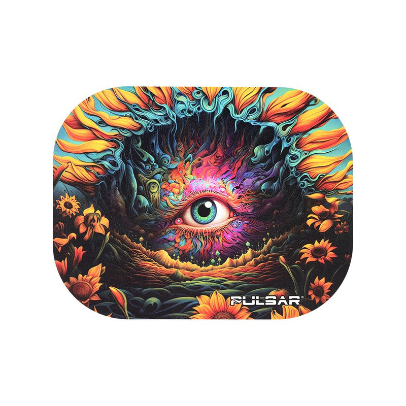 Pulsar Mini Magnetic Rolling Tray Lid - Sunflower of The Mind / 7"x5.5"