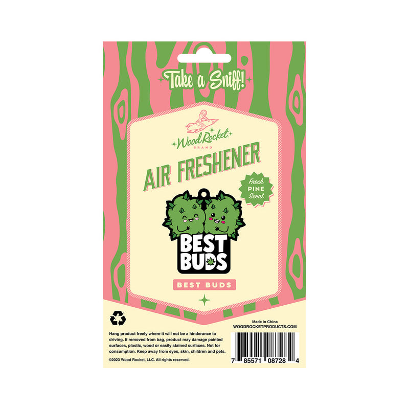 Wood Rocket Air Freshener Best Buds