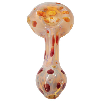 LA Pipes Polka Dot Glass Spoon Pipe - Headshop.com