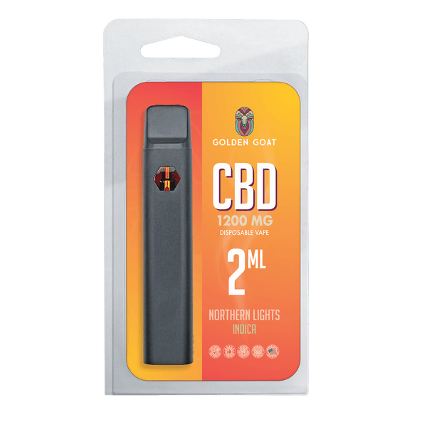 CBD Rechargeable Vape Device 1200MG, Northern Lights (Indica)