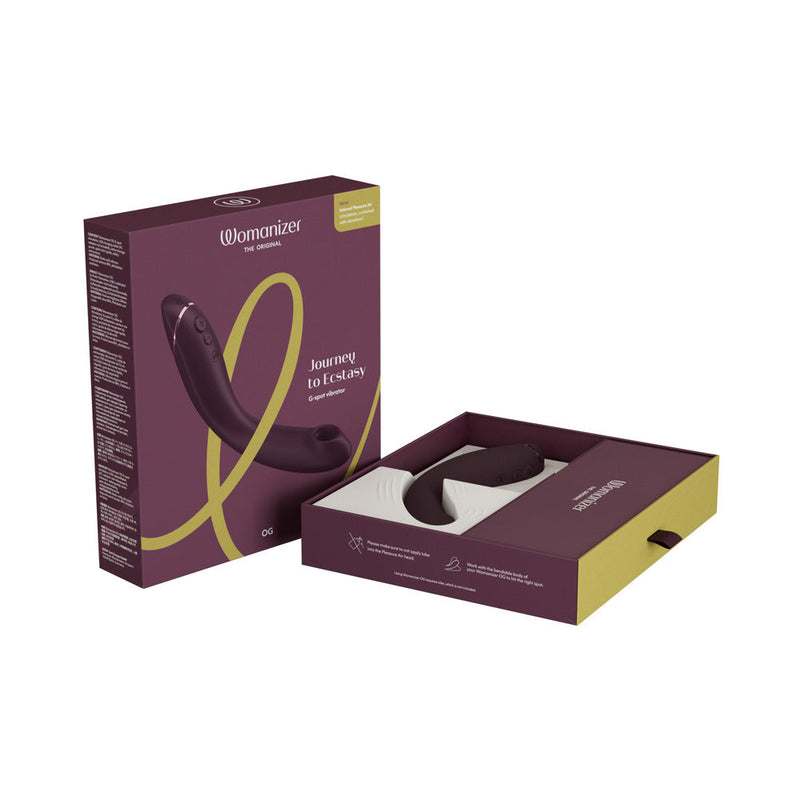 Womanizer OG Rechargeable G-Spot Pleasure Air Stimulator Aubergine