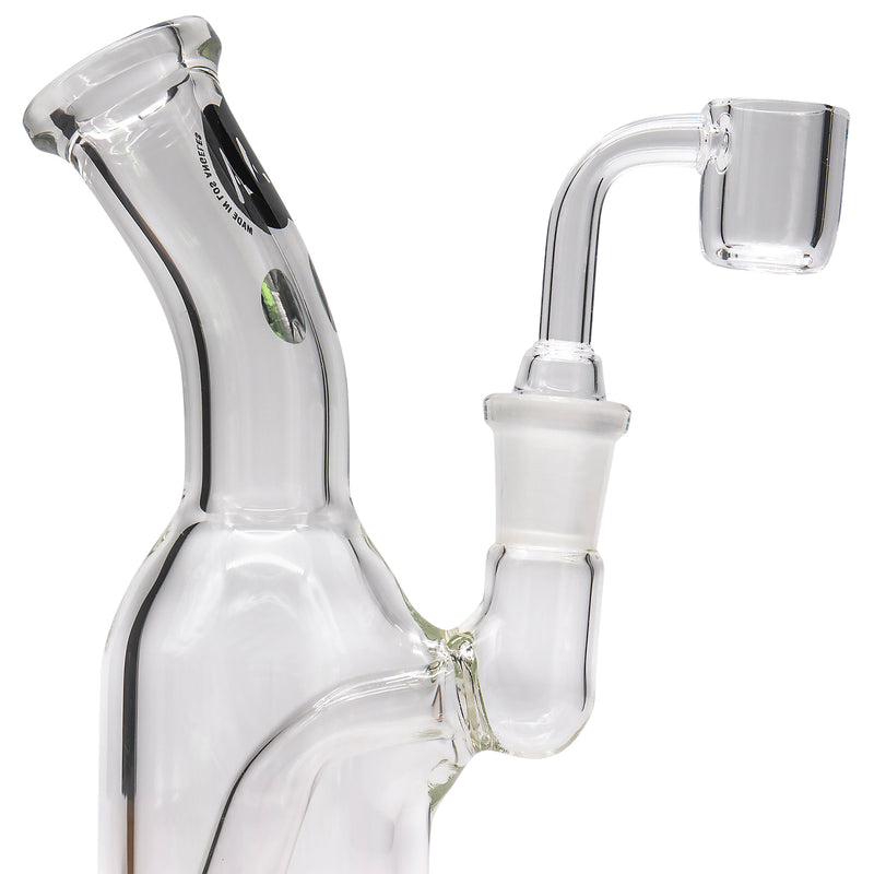 LA Pipes Compact Bent Neck Concentrate Waterpipe - Headshop.com