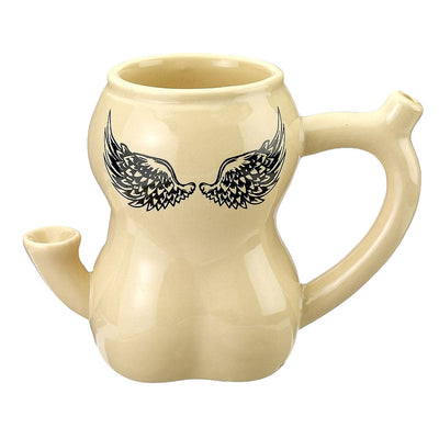 Tattoo Girl Ceramic Pipe Mug - 10oz - Headshop.com