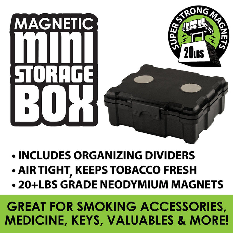 Magnetic Mini Storage Box - 4"x3.4" 5pcs - Headshop.com