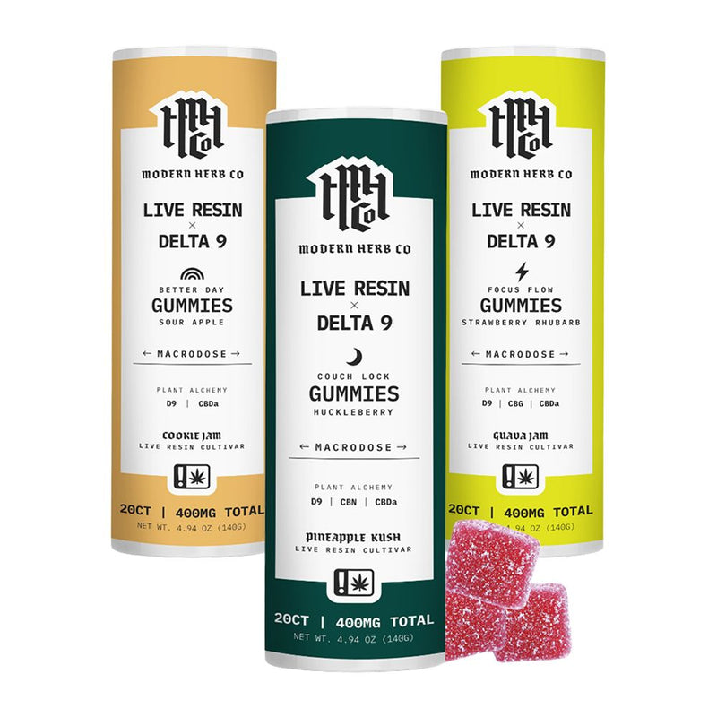 Modern Herb Co Live Resin Delta 9 Macrodose Gummies