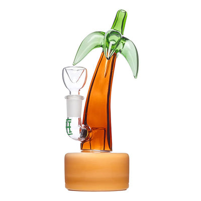 Hemper Beach Box Palm Tree Water Pipe - 7" / 14mm F - Headshop.com