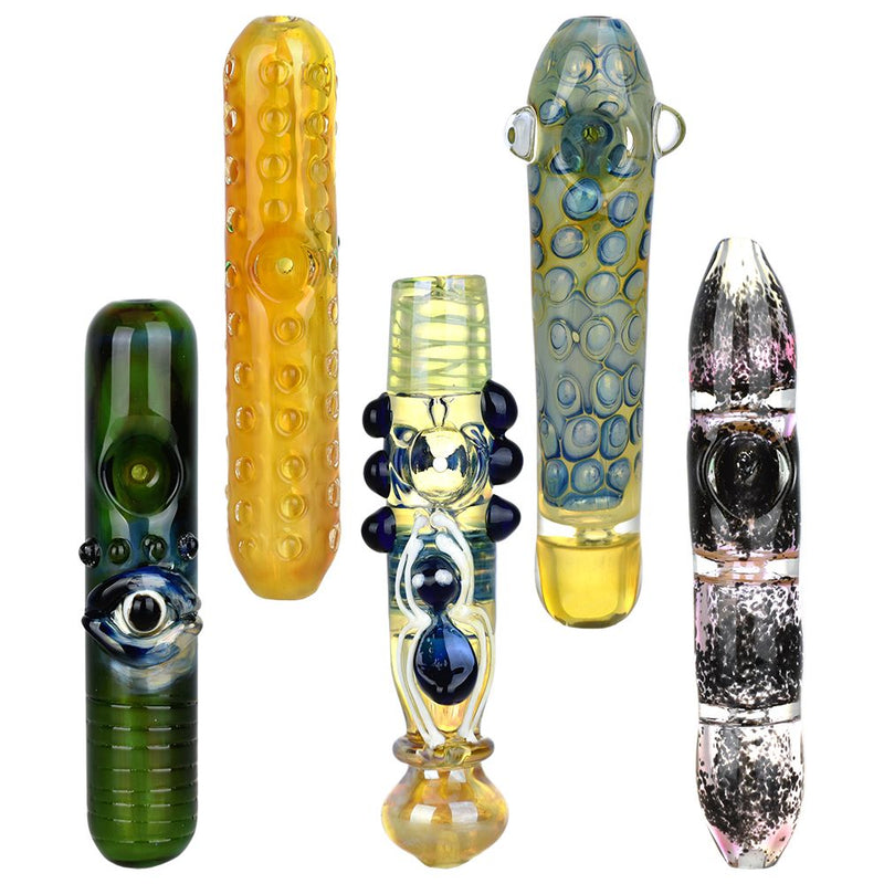 10CT BUNDLE - Mixed Dreams Assortment Glass Steamrollers - 5.75" - 6.75" - Headshop.com