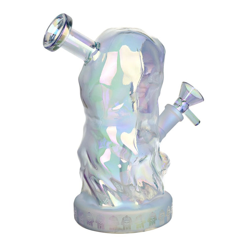 Hooded Skull Glass Water Pipe - 7.25" / 14mm F / Colors Vary