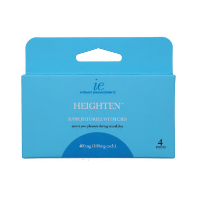 Doc Johnson Heighten Suppositories with CBD 400mg (100mg/ea) 4 pcs - Headshop.com