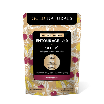 5 mg Entourage Δ9 x Sleep Gummy - Utah Compliant