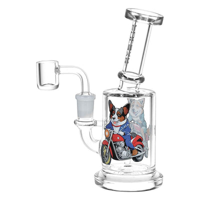 Pulsar Moto Corgi Glass Dab Rig - 6.75" / 14mm F - Headshop.com