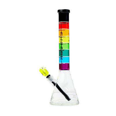 Cheech Glass 18" Rainbow Glycerin Water Pipe - Headshop.com