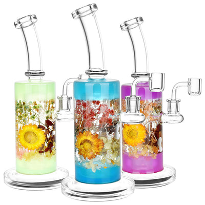 Always Summer Glass Dab Rig - 11" / 14mm F / Colors Vary - Headshop.com