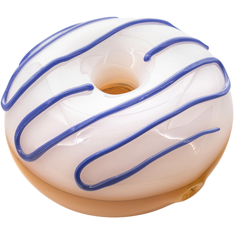 LA Pipes "Frosted Donut" Glass Pipe - Headshop.com