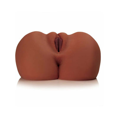 PDX Plus EZ Bang Torso Dual Entry Masturbator Brown