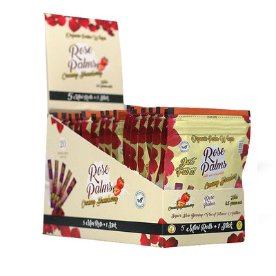 Rose Palms Rose Wraps | Mini | 5pc | 20pk - Headshop.com