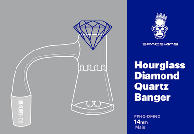 Space King Hourglass Diamond Banger Kit - Headshop.com