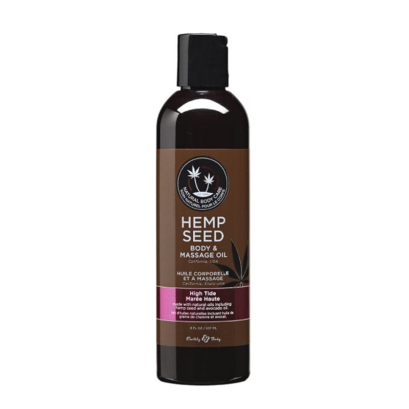 Earthly Body Massage Oil High Tide 8oz. - Headshop.com