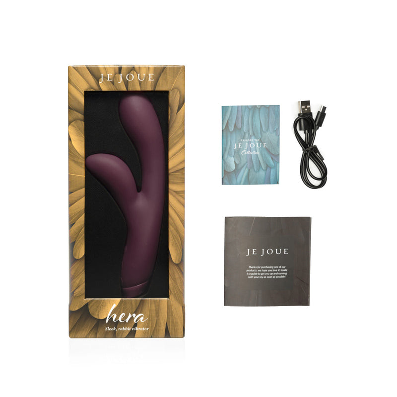 Je Joue Hera Rechargeable Silicone Rabbit Vibrator Purple