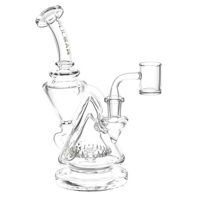 Pulsar Pyramid Baller Recycler Rig - 8" / 14mm F / Clear - Headshop.com