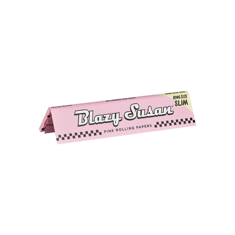 Blazy Susan Pink Rolling Papers | 50pk | 50pc Display - Headshop.com