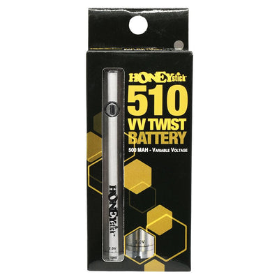 HoneyStick 510 Twist Variable Voltage Vape Pen | 500mAh - Headshop.com