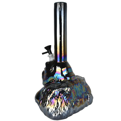 Iridescent Gorilla Soft Glass Water Pipe - 14"