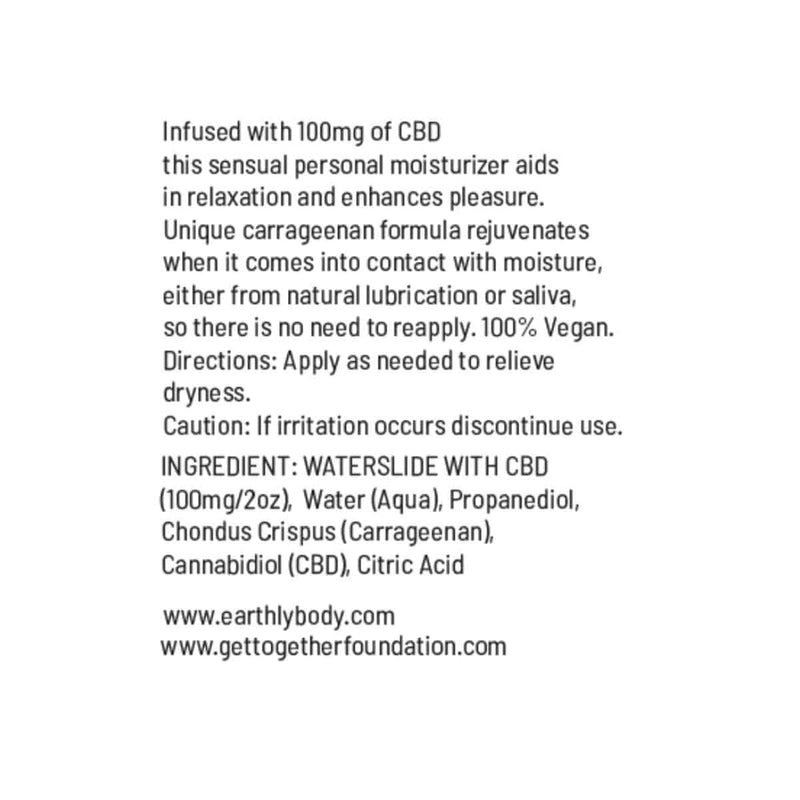 Earthly Body CBD-Infused Waterslide 2 oz. - Headshop.com