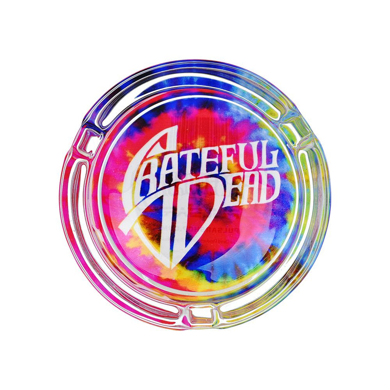 6CT DISP - Grateful Dead x Pulsar Licensed Glass Ashtrays - 3.5" / Assorted Styles - Headshop.com