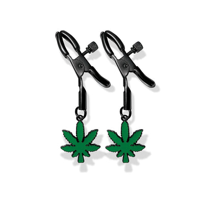 Stoner Vibes Chronic Collection Adjustable Nipple Clamps - Headshop.com