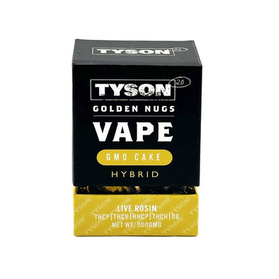 TYSON 2.0 Golden Nugs Live Rosin Disposable Vape | 3g | 5ct Display - Headshop.com