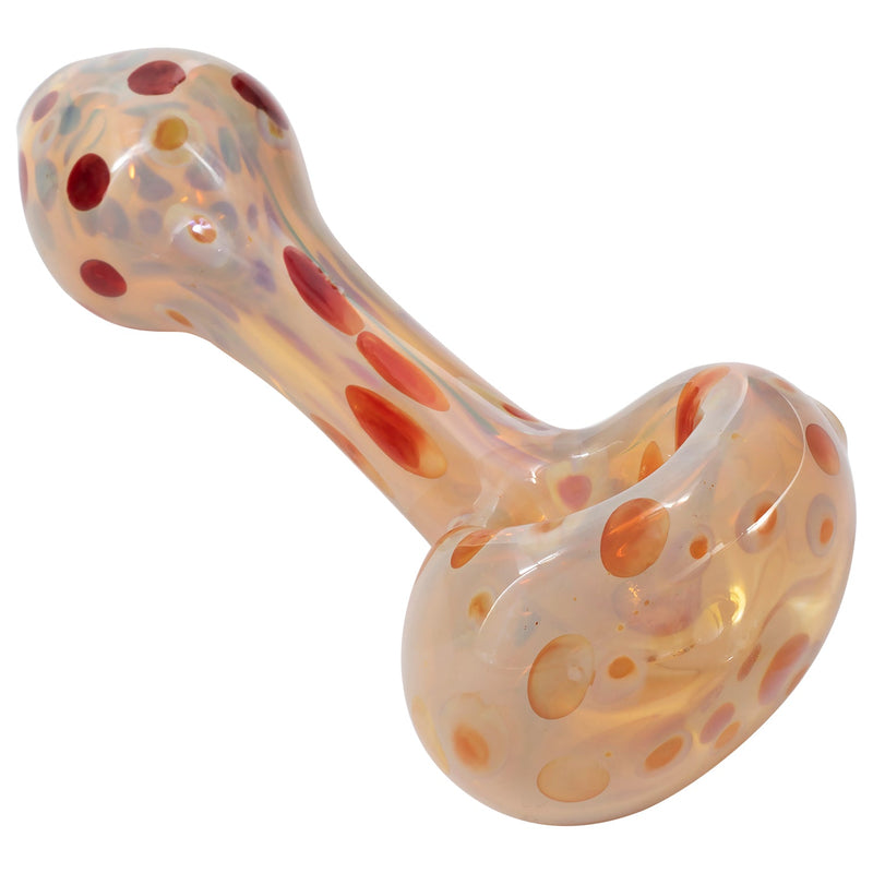 LA Pipes Polka Dot Glass Spoon Pipe - Headshop.com