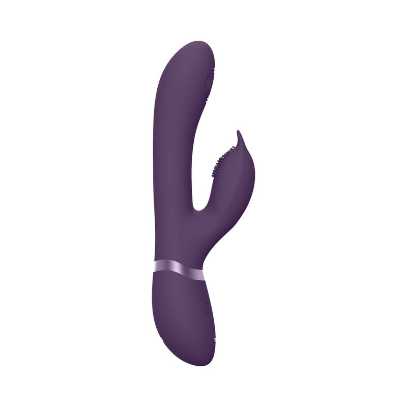 VIVE AIMI Rechargeable Swinging Pulse-Wave Silicone Rabbit Vibrator Purple