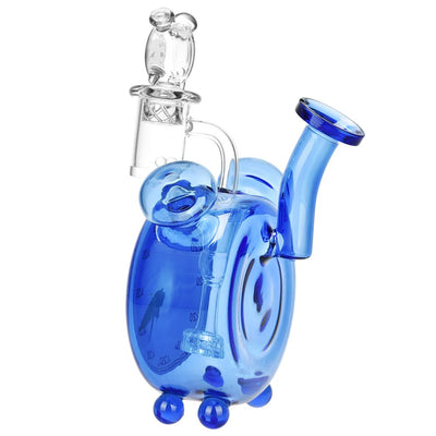 It's 4:20 Somewhere Alarm Clock Rig w/ Matching Carb - 5.75" / 14mm F / Colors Vary - Headshop.com