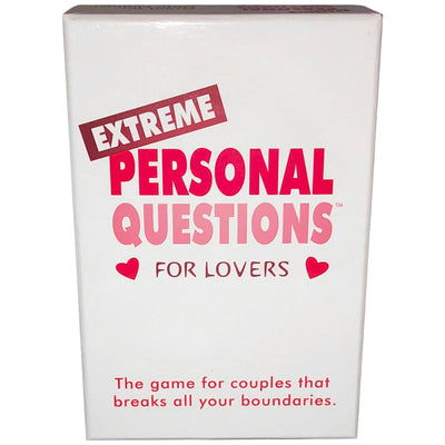 Extreme Personal Questions for Lovers Game - Headshop.com