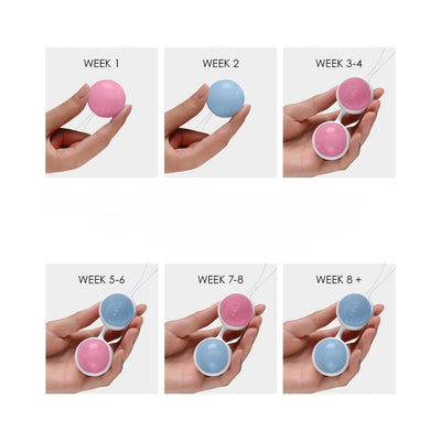 LELO BEADS Mini Kegel Balls Set Blue/Pink