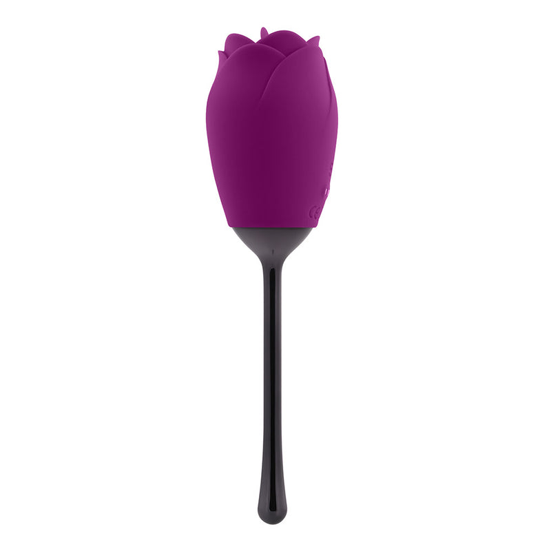 Playboy Petal Rechargeable Silicone Tongue Flicking Vibrator Wild Aster