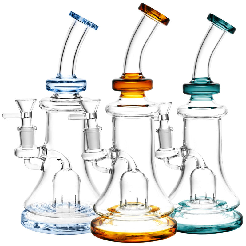 Thunder Dome Perc Bell Water Pipe - 9"/14mm F/Colors Vary - Headshop.com