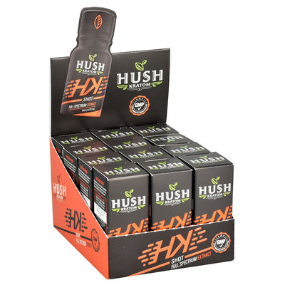 Hush HK Kratom Shot - 10ml 12PC DISP - Headshop.com