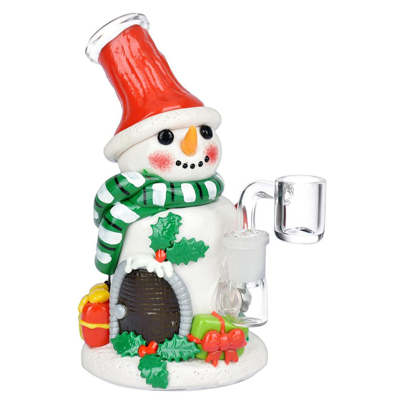 Snow Place Like Home Glass Dab Rig - 6.25" / 14mm F