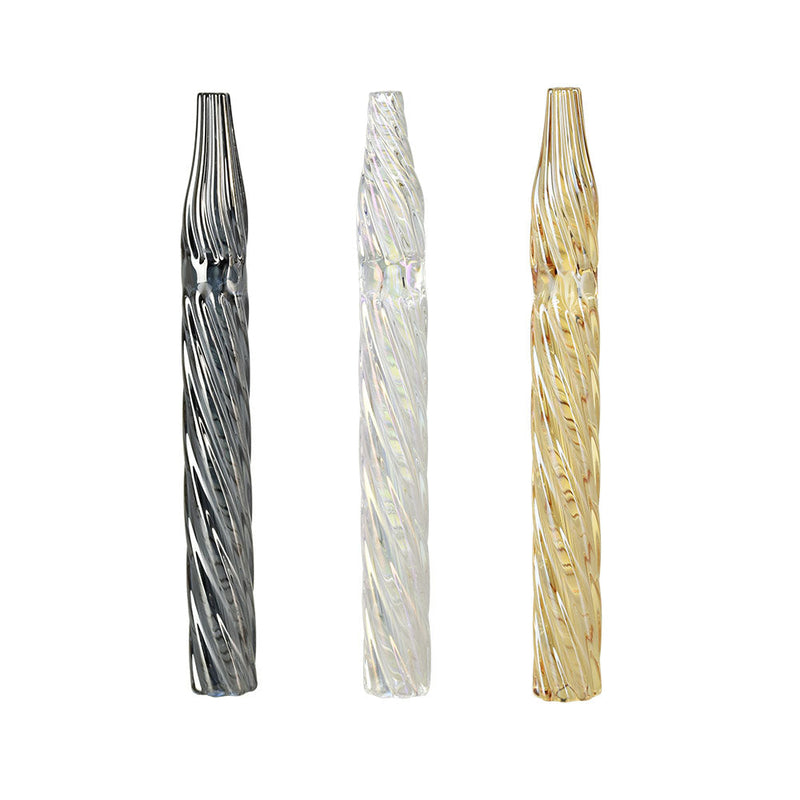 Pulsar Rainbow Twist Dab Straw - 4.72" 3PC SET - - Headshop.com