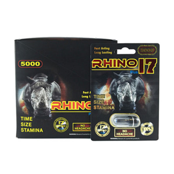 Rhino 17 5000 Plus 1ct pill  24pcs