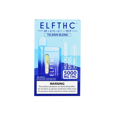 ELFTHC Telerin Blend D8 + D10 + D11 + THCP Disposable | 5mL | 5pc Display - Headshop.com