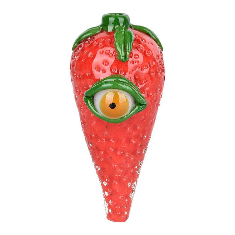 Cyclops Strawberry Hand Pipe - 4.25" - Headshop.com