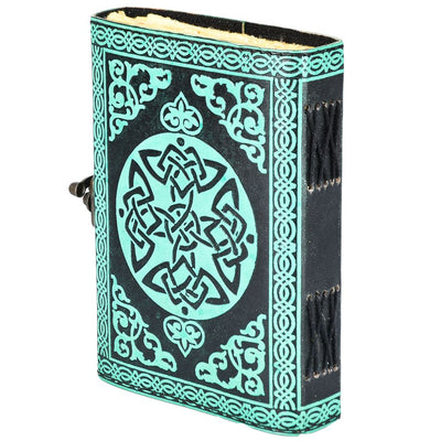 Ancient Green Dragon Protector Embossed Leather Journal - 7" x 5" - Headshop.com