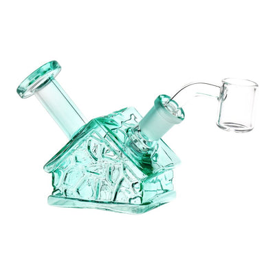 Delightful Dwelling Glass Dab Rig - 3.75" / 14mm F / Colors Vary