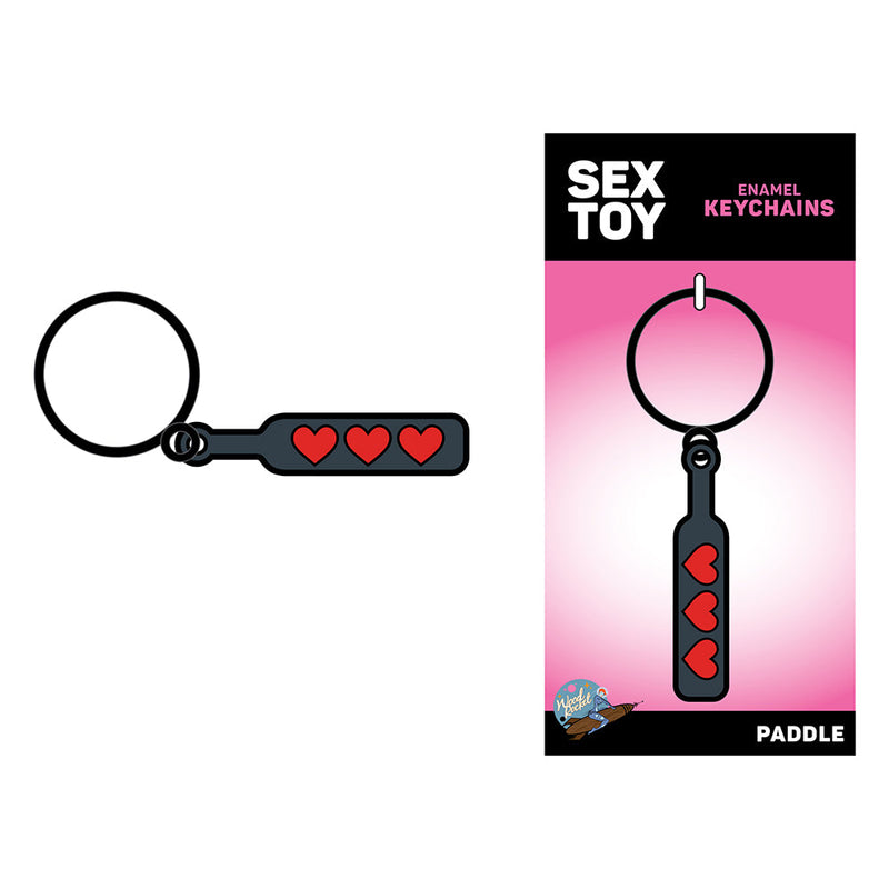 Sex Toy Keychain Hearts Paddle - Headshop.com