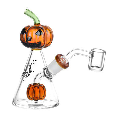 Pulsar Pleasant Pumpkin Pal Glass Water Pipe - 5.25" / 14mm F - Headshop.com